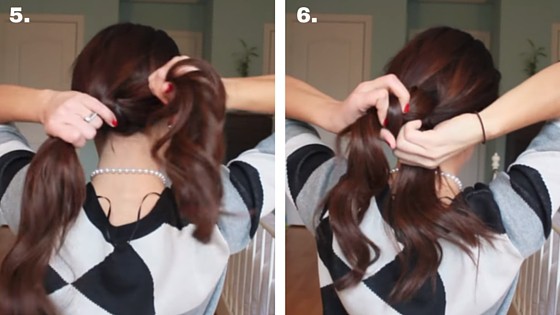 knotted ponytail 5 & 6