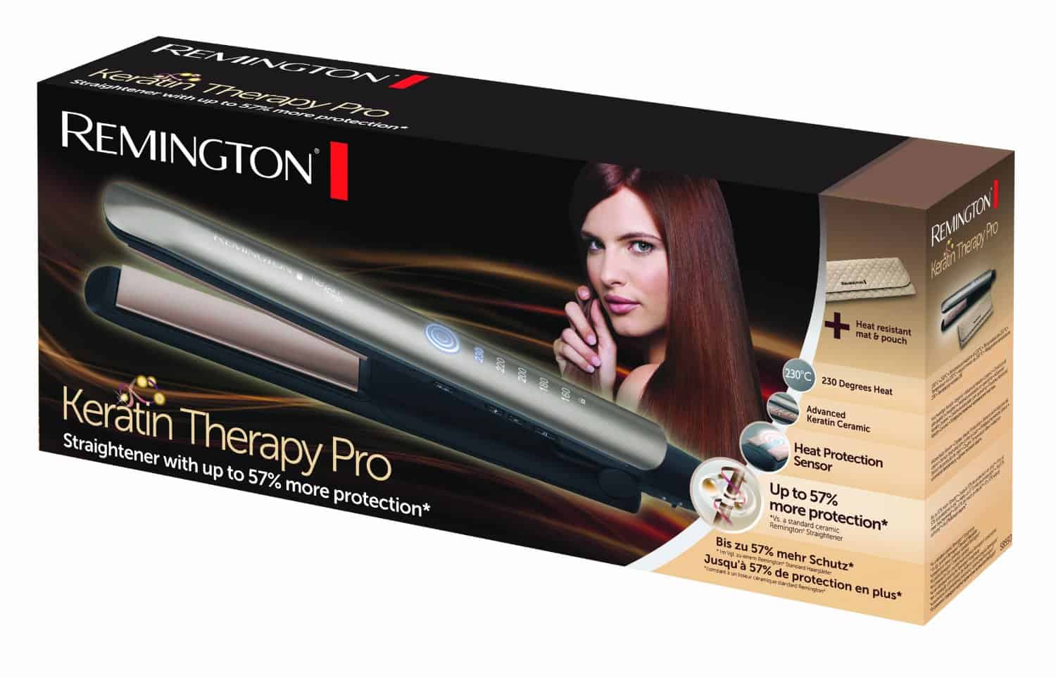 Remington S8590 Keritin Therepy Pro Straightener box