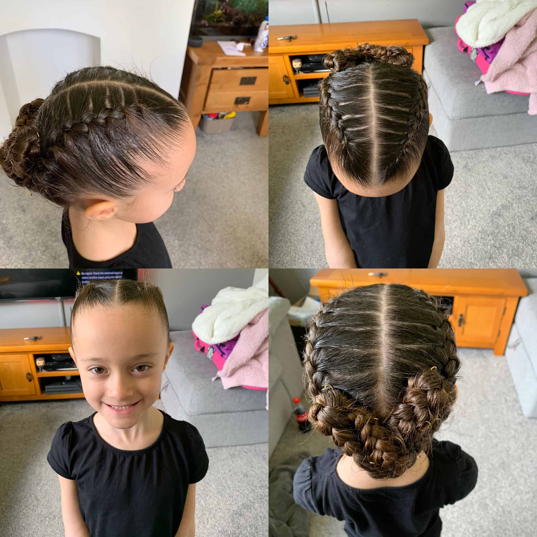 french plaits pinned up french plaits pinned up