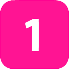 number 1 pink