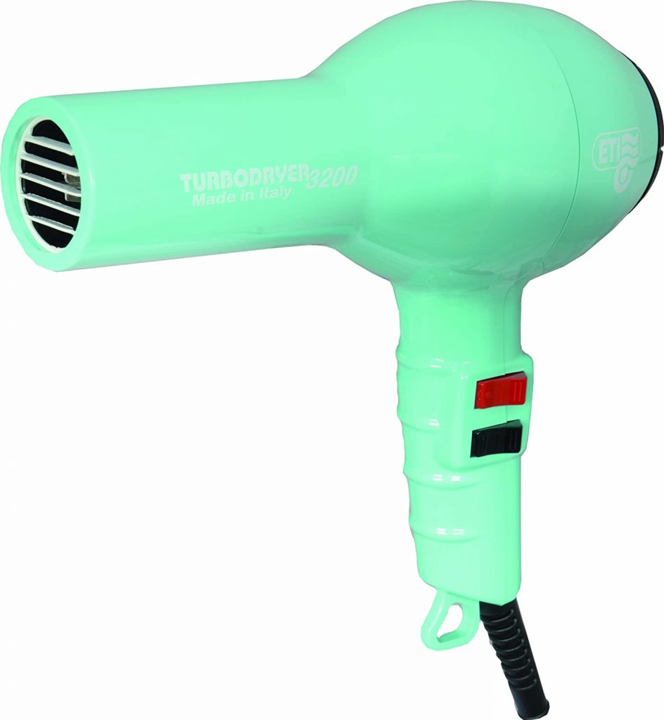ETI Turbo 3200 1900 Watt Salon Professional Hairdryer Aqua